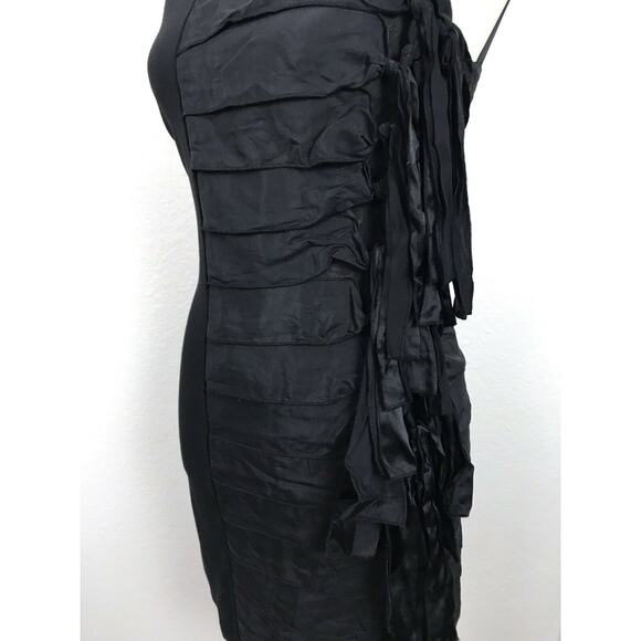 BCBGMaxAzria Bodycon Mini Sheath Dress Silk Stretch - Picture 7 of 11